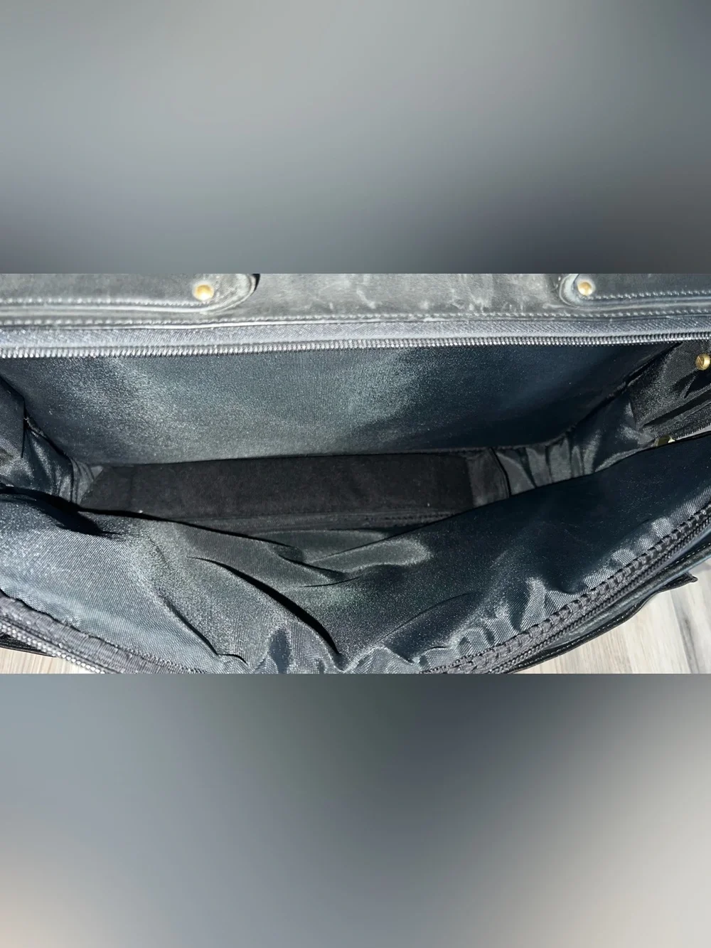 Authentic Coach Black Leather Prescott Briefcase A8S-0532